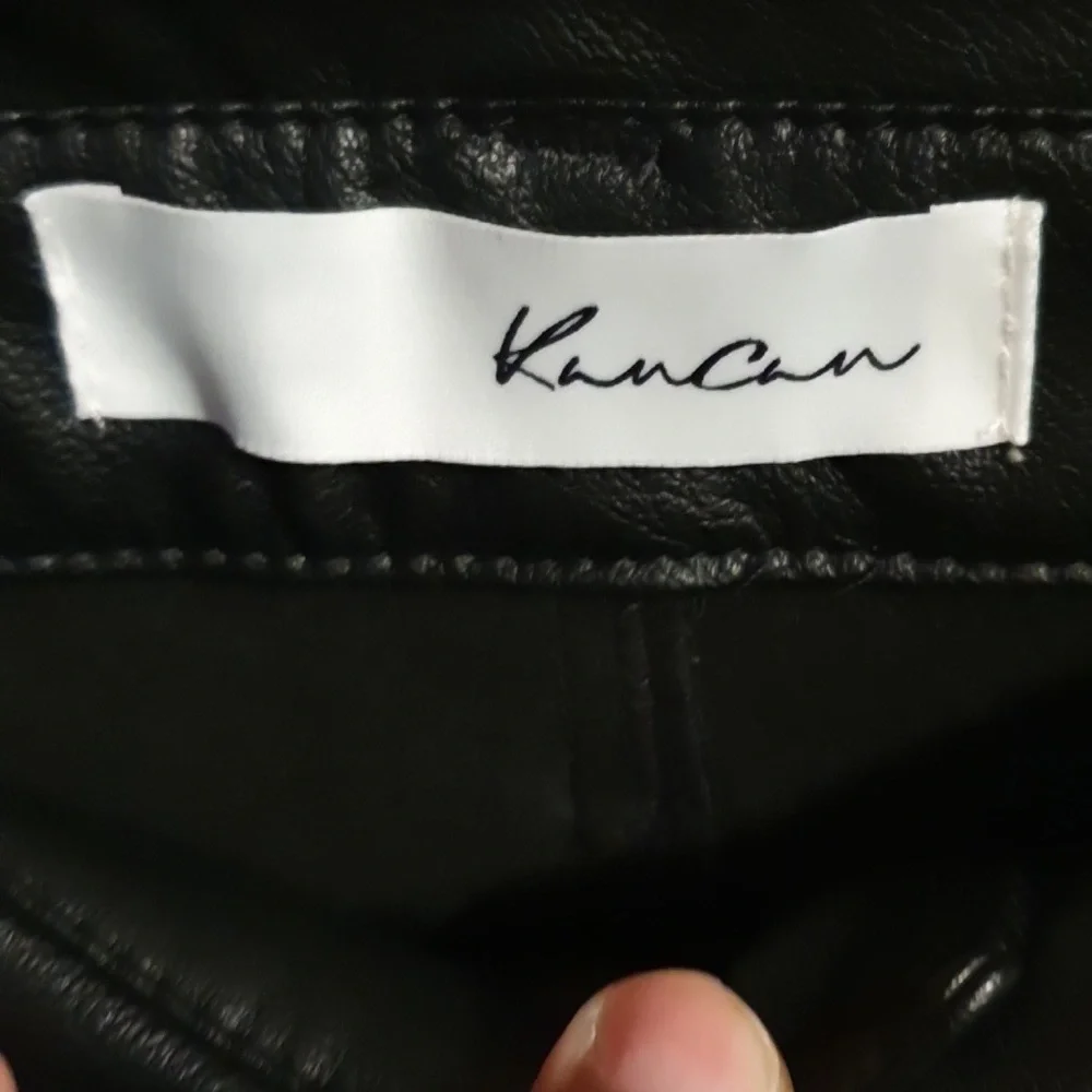 KanCan Janet High Rise Faux Leather Ankle Skinny Pants sz 13/30 - Picture 4 of 8